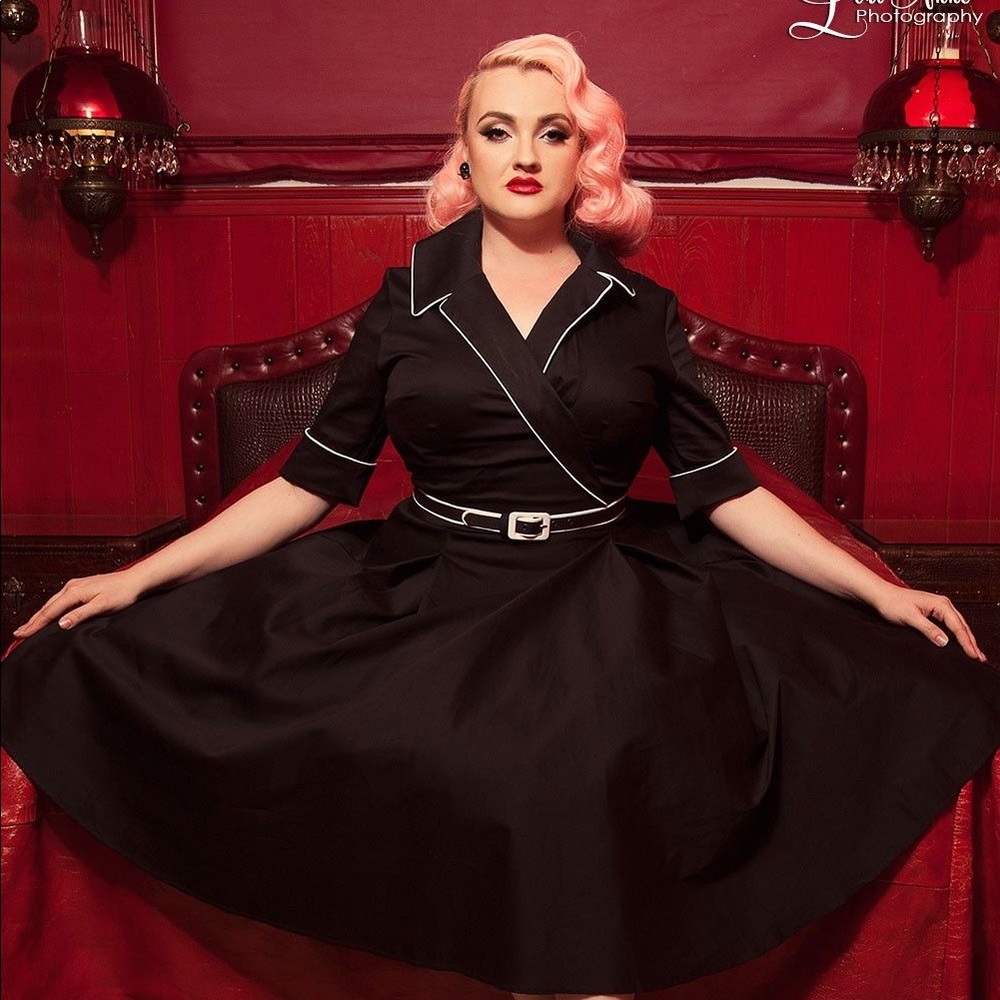 Deadly Dames Haunted Housewife Dress 3X